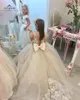 FATAPAESE Flower Girl Dresses Up Fluffy Princess Ball Gown Sleeveless Appqulies Lace Tulle Wedding Guest Evening Party for Kids 240309