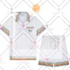 Casablanc Shirt Designer Casa Shirt Herren T -Shirt und Mesh Casablanc Shirt Shorts Sets Casa Blanca Männer Polo Hemd Damen Masao 220