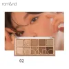 Accessoires Romand Garden Series 10 Colours Palette d'ombre à paupières Matte chatage paillettes Femmes Beauty Eye Makeup Professional Cosmetics