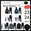 24 25 Fotbollsspåren Real Madrid Tracksuit Train Vini Jr Bellingham Camaveringa Men Kit Chandal Surtetement Training Suits Soccer Jackets sportkläder