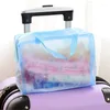 Opbergzakken Dames PVC Waterdicht Cosmetisch Reizen Draagbare Toilettas Waskoffer Handtas Organizer Pouch Vrouwelijke make-up koffers