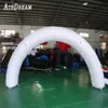 Индивидуальная 8 МВт (26 футов) с вентилятором Love White Indatable Wedding Arch Arch Archway Archway для свадебных украшений