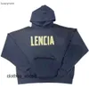 designer hoodie balencigs Fashion Hoodies Hoody Mens Sweaters High Quality trendy brand couple style front and back American grain paper tape le IJBW
