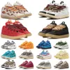 Nouvelles chaussures Chaussures de course Casual Levin Levin Curb Sneakers Designer Chaussures Femmes Femmes Extraordinaires Casual Sneaker Rubber Nappa Platforms Sole Lenvinlies Mens Trainers