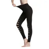 Kvinnors leggings lyxiga sexiga fitness koreanska trendiga modebenbyxor för kvinnor sträcker sig 2024 YT91001-2