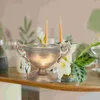Vazolar vintage flowerpot vazo metal dekoratif ev asılı sepetler için modern açık