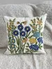 Housse de coussin brodée en forme de petit chrysanthème, taie d'oreiller pour bureau, sieste, voiture, canapé, décoration de maison, 45x45, 30x50