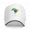 Bollmössor Brasilien Flagg Baseball Hip Hop Sandwich Cap Men Kvinnor Justerbara utomhussporthattar