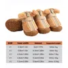 Vêtements de chien Bottes Protecteurs Anti-dérapant Hiver Chat Botte Chiot Chaussures Respirant Marche Pour Intérieur