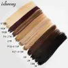 Extensions Isheeny 8D Human Hair Extensions Blonde 12" 16" 20" Nano Ring Link Extensions 0.6g/s Machine Remy Human Microlink Beads Hair