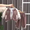 Clothing Sets Boys Clothes Spring Autumn 2024 Children Cotton Jackets T-shirts Pants 3pcs Tracksuits For Baby Sports Suit Kids Outfits 5Y