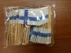 Accessories 300Pcs Pack Finland Toothpick Flag Paper Food Picks Cake Toothpicks Paper flags Cupcake Decoration Fruit Cocktail Sticks