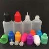 5ml colorido 10ml 250pcs 15ml 20ml garrafas conta-gotas de plástico líquido vazio com tampas de garrafa pet pontas de agulha 1