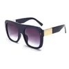 Luxury Designer Classic Square Sunglasses Women For Men Male big frame Sun Glasses Vintage Punk Ladies Flat Top Shades