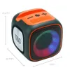 TG359 Portable Bluetooth Speaker RGB Lighting Wireless Speakers Stereo Audio Home Outdoor Seeper FM Radio Memory Player USB Player