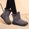 Botlar Uzun Barrel Ayak Bileği Ayakkabı Uzun Gri Kadın Spor Ayakkabıları Spor Düşük Fiyatlar Sabit Satışta