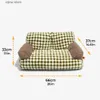 kennels pens Fur Summer Pet Cat Nest Sofa Modern Puppy Small Animal Little Cat Dog Bed Sofa Cushion Bed Indoor Dog House Y240322
