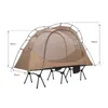 Tents and Shelters 1 Single Person Outdoor Camping Bed Tent Lightweight Anti-mosquito Portable Hiking Pergola Beach Tarp Cycling Awning 240322