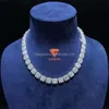 Lifeng Sieraden Luxe Heren 925 Zilveren Hiphop Snoepketting Ijs Vvs Moissanite Ketting