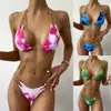 Conjunto de roupa de banho feminina push-up acolchoado sexy sólido maiô beachwear bikini swimwears tankinis maiôs para