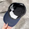 Denim Ball Cap Designer Beyzbol Kapağı Erkekler Kadınlar Sunhat İşlemeli Beyzbol Şapkası Moda Sokak Şapkaları Sıradan Kapaklar Mektup M Snapback Açık Mekan Şapkası