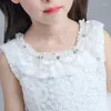 Girl Dresses 2024 Girls Dress Princess Baby Bridesmaid Train Wedding Long Tail Kids Evening Party DQ259