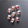 Fridge Magnets 8 pieces of frozen magnet adhesive series lucky cat magnetic adhesive home decoration creative gift animal refrigerant stickers Y240322