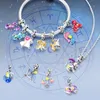 925 Silver Original Illusionary Night Light Twelve Constellations Pendant DIY Jewelry Bracelet Necklace Cross Border Hot Sale Wholesale Free Shipping