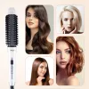 Fırçalar Ckeyin 220V Elektrik Saç Fırçası LCD Ekran Saç Kırıcı Düzleştirme Fırçası Kadınlar için Turmalin Seramik Saç Düzleştirici Karalanma