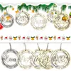 Personalized Christmas Hot-Selling Name Decorations Ornaments 2021 Xmas Tree Hang Tag Pendant Pandemic Ornament Commemoration