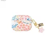 Earphone Accessories Korea Cute Pink Flower Clear Headphone Cover For Airpods 3 2 1 Lovely Earphone Case For Airpods Pro 2 Wireless Charging BoxY240322