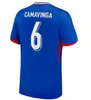 Maillots de fútbol 2024 MBAPPE camiseta de fútbol francés BENZEMA camisetas de fútbol TCHOUAMENI Francia GRIEZMANN POGBA kante maillot pie kit camiseta superior Hombres Mujeres niños conjuntos