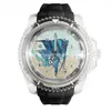 Wristwatches Transparent Black Silicone Watch Ocean Crab Whale Lobster Men And Women Fashion Quartz Wrist