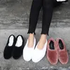 Casual Shoes 2024 Net Red Round Mouth Flat Bottom Women's Home Sheep Fur Integrated Wool Lefu Fashion