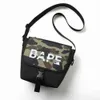 Designer ape saco bapestar revista japonesa apêndice pacote ape homem camuflagem fivela sacola unisex ombro único diagonal cruz saco