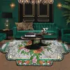 Mattor persisk etnisk stil område mattor kreativ form geometriska blommor tryck matta barn studier rum sovrum stol icke-halkgolvmatta