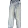 Designer B Home Paris Correct Hoge versie Hoge kwaliteit 24S Nieuwe denim broek met grote letters Veelzijdig voor mannen en vrouwen O7T7