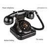 Decorative Plates Retro Landline Telephone Old Fashioned Vintage Phones With Classic Metal Bell For Home Office