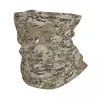 Lenços Multicam Bandana Pescoço Capa Impresso Camuflagem Máscara Militar Cachecol Quente Headband Ciclismo para Homens Mulheres Adulto Respirável