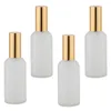 Bewaarflessen 4 stuks Make-up Spray Parfumflesje Reizen Essentiële Oliën Leeg Vintage Glas 100 ml