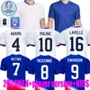 Usas Soccer Jerseys 2024 2025 Copa America Uswnt Woman Kids Kit USMNT 24/25 Home Away Football Shirts Men Player Version 2024 Pulisic Smith Morgan Balogun