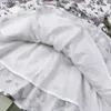 Nieuwe designer kinderkleding meisjes jurken Vlinder bloemenprint kind rok kant Prinses jurk Maat 90-150 CM baby japon 24Mar