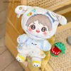 Fyllda plyschdjur 20 cm Baby Doll Plush Dolls Toy Dolls Tillbehör för vår generation Korea Kpop EXO Idol Dolls L240322