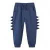 Trousers Autumn Boy's Sweatpants European And American Style Children's Cartoon Shackle Pants