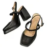 Letnie buty damskie Baotou Mary Jane na wysokim obcasie buty Nowe moda seksowne płytkie buty z gęstymi butami na platformie imprezowe buty na obcasie buty