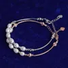 Charm Bracelets Bubble Letter Pearl for Womens Jewelry Silver Plated Hip Hop Fashion Charms 2023 Trends L240322