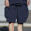 Sommer Cargo-Shorts Männer Lose Beiläufige Baggy Techwear Y2k Herren Shorts Sport Gym Stilvolle Große Tasche Hip Hop Kleidung Streetwear 240311