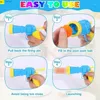 Cat Carriers Interactive Launch Training Toy för Kitten Creative Mini Shooting Gun Games Stretch Plush Ball Toys Pet Supplies