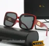 Mode haute qualité homme lunettes de soleil de luxe lentilles dame lunettes de soleil nuances extérieures lunettes couleur de mélange en option avec boîte
