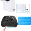 게임 컨트롤러 조이스틱 컨트롤러 Xbox 시리즈 X/S/ONE/ONE S 무선 chatpad 게임 3.5mm 오디오 Jacky240322가 포함 된 USB 수신기가있는 무선 채팅 패드 게임